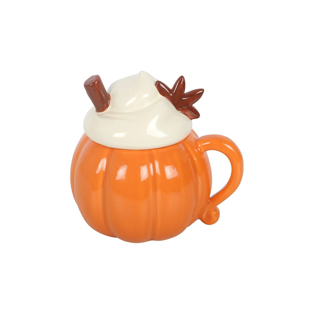 Pumpkin Cream Lidded Mug 🇬🇧