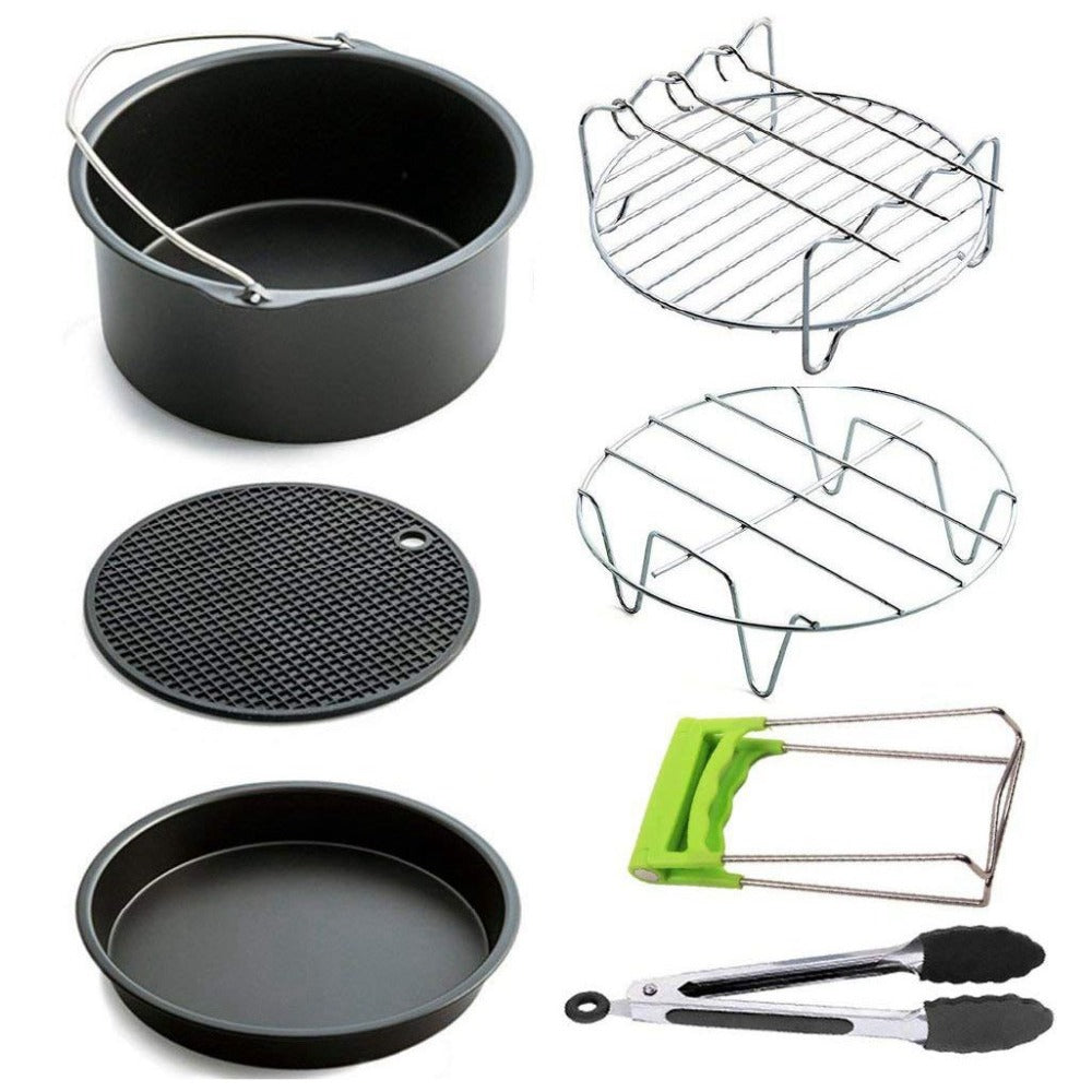Air fryer accessories cake bucket pizza pan 7 inch 🇨🇳