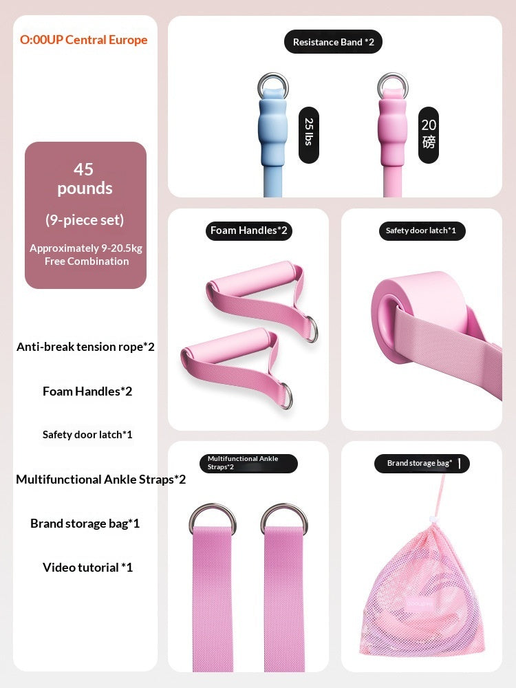 Resistance Bands For Home Fitness And Yoga 🇨🇳