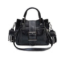 Double Leather Bucket Bag Handbag 🇨🇳