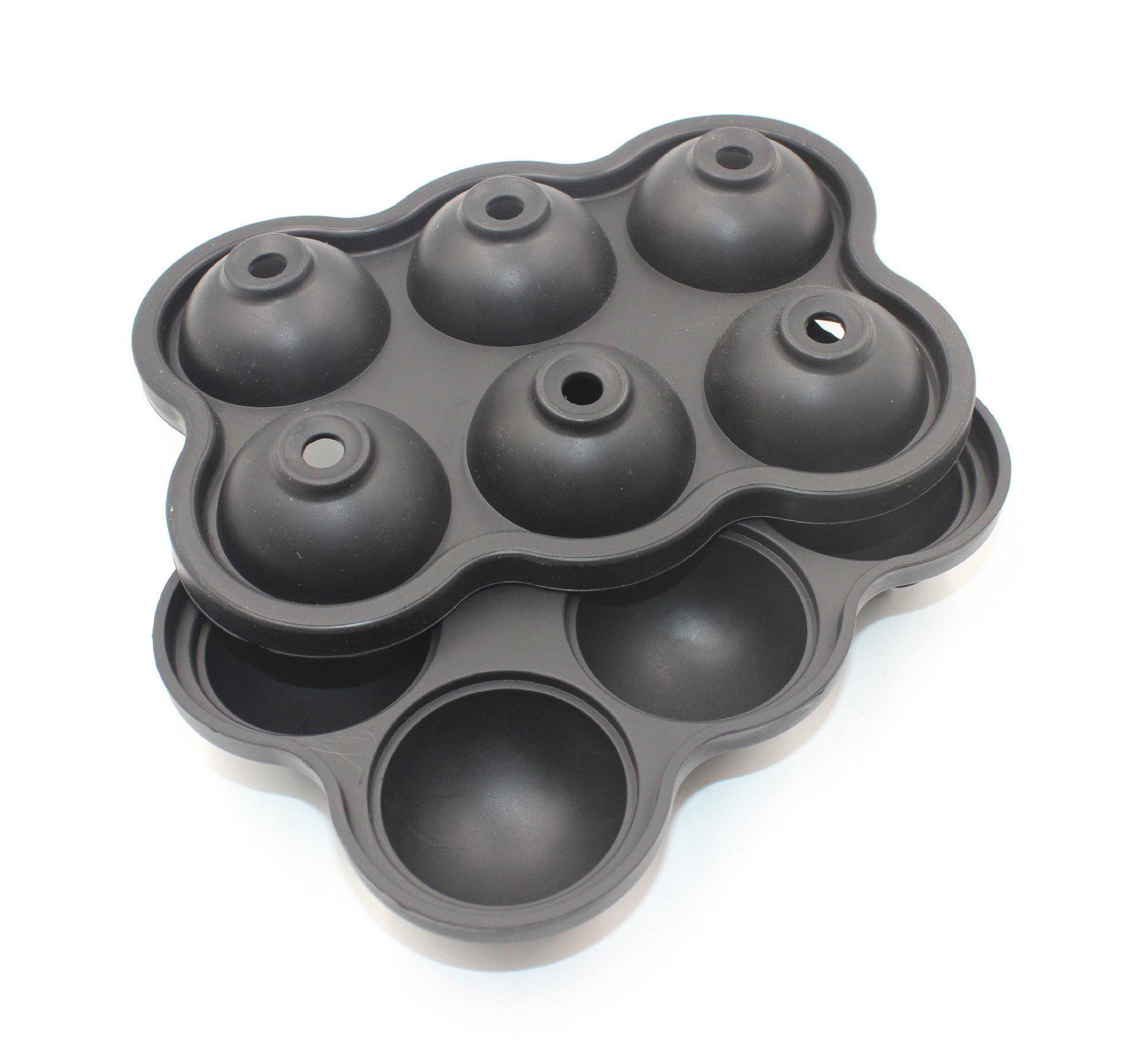 Large Ice Cube Maker Silicone Mold 6 Cell Big Sphere Ice Ball Tray  Gadgets 🇨🇳