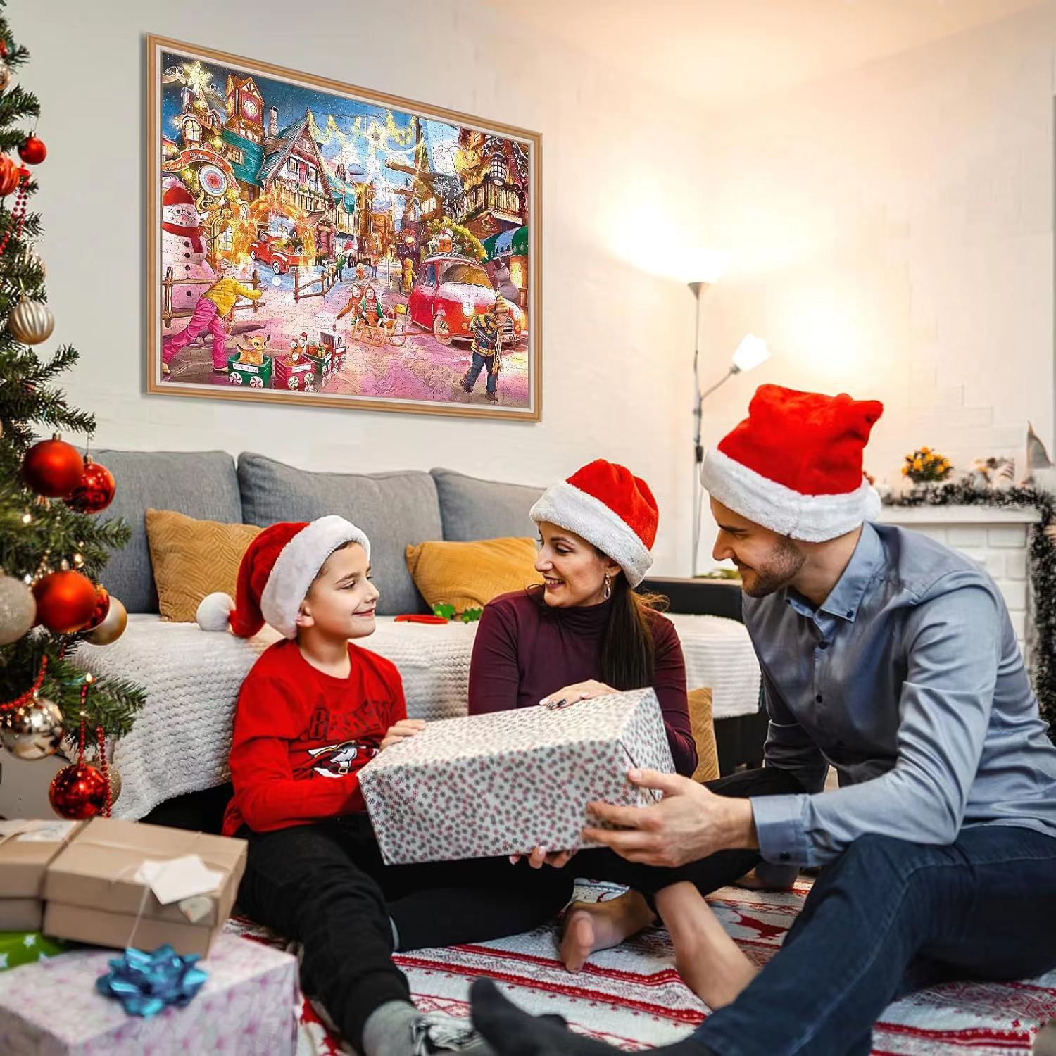 24 Grid Christmas Advent Calendar 1008 Pieces Christmas Puzzle 🇨🇳