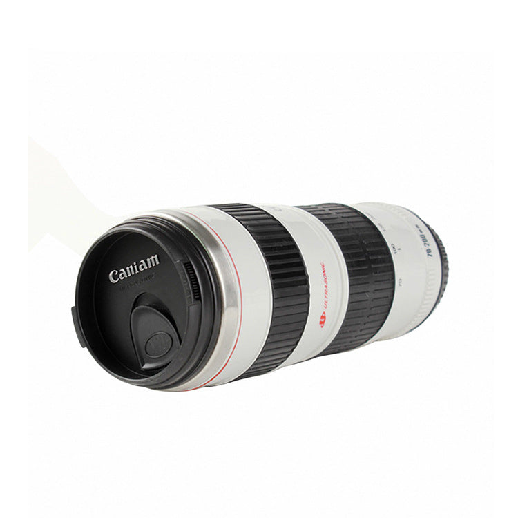 DSLR lens cup stainless steel water cup office coffee cup 🇨🇳