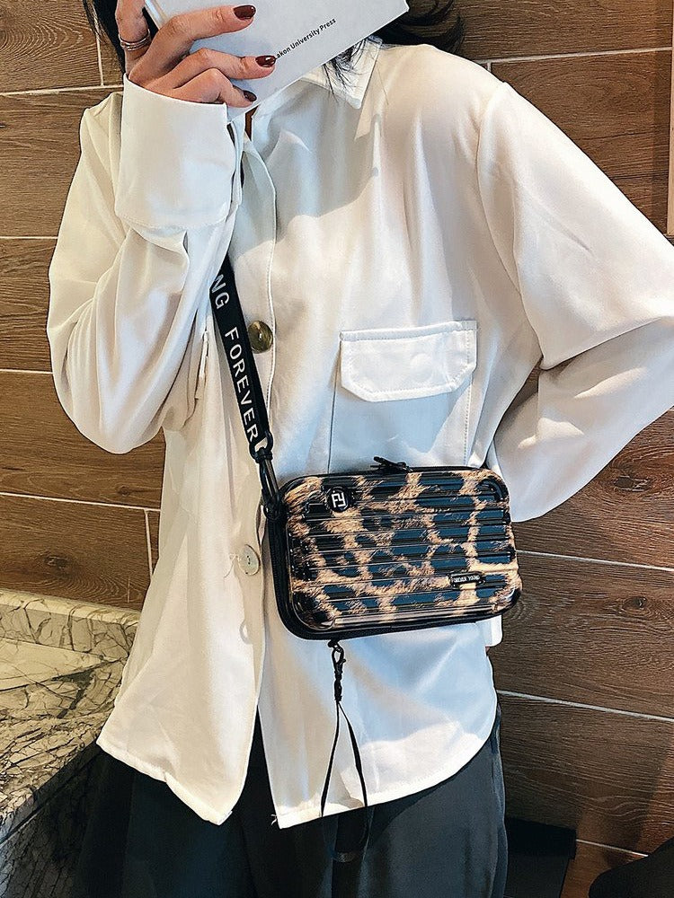 PC hard shell toiletry bag 7-inch shoulder crossbody bag hand storage bag suitcase small bag 🇨🇳