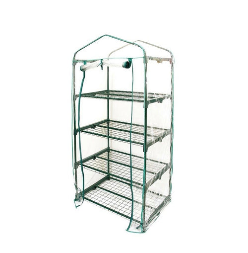 4 Tier Mini Greenhouse Walk In Grow Bag Replacement PVC Cover Casing (Cover only) 🇬🇧