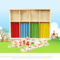 Children's Counting Stick Montessori Mathematics Teaching Tool Early Education Digital Stick Toy 🇨🇳