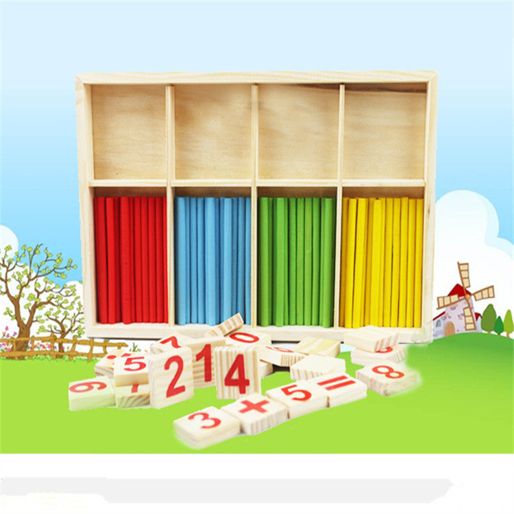 Children's Counting Stick Montessori Mathematics Teaching Tool Early Education Digital Stick Toy 🇨🇳
