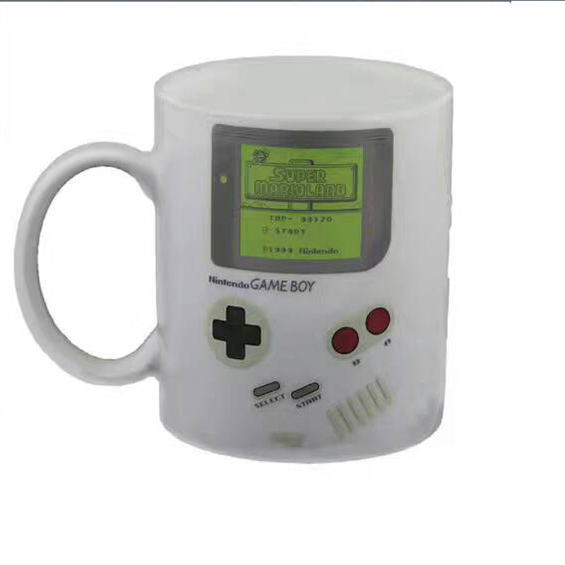Retro Game Machine Mark Color Changing Cup Student Thermal Warm Coffee Cup 🇨🇳