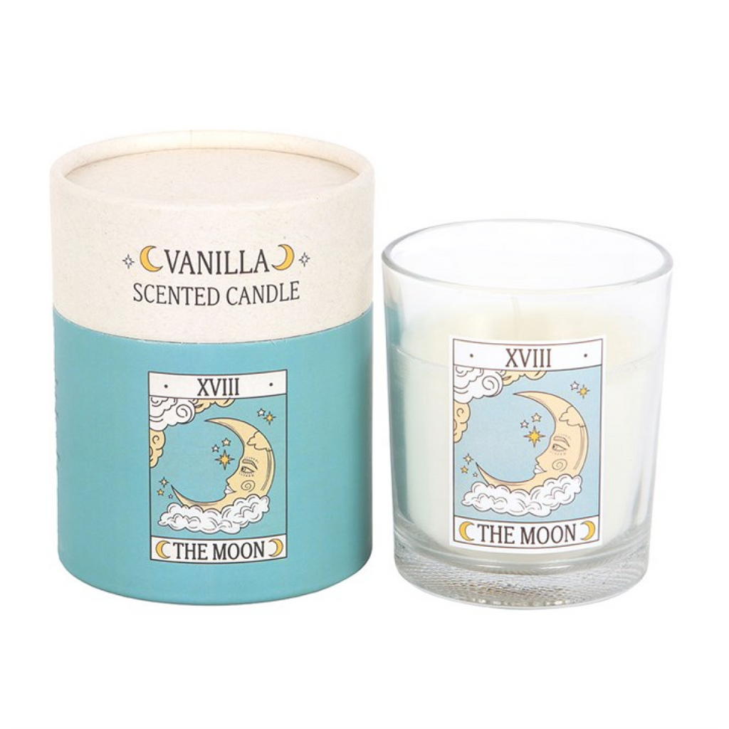 The Moon Vintage Tarot Vanilla Candle 🇬🇧