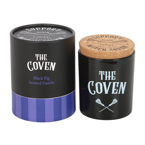 *The Coven Black Fig Scented Glass Candle with Cork Lid 🇬🇧