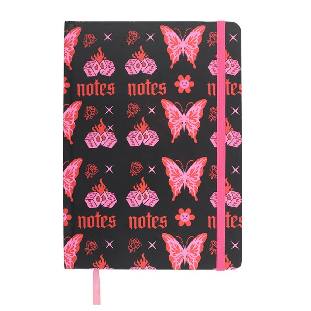 Flaming Butterfly A5 Notebook 🇬🇧