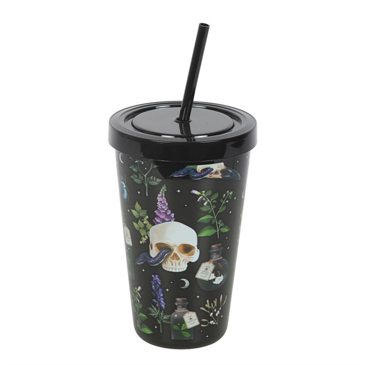 Venom & Vines Print Tumbler with Straw 🇬🇧