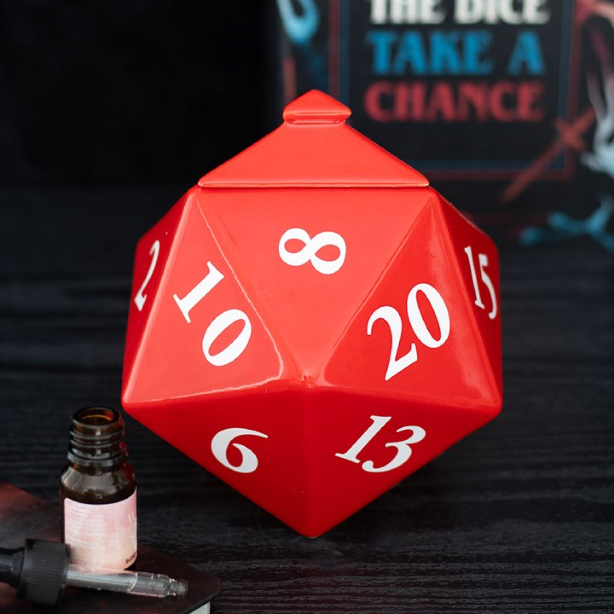 D20 Gaming Dice Shaped Oil Burner 🇬🇧