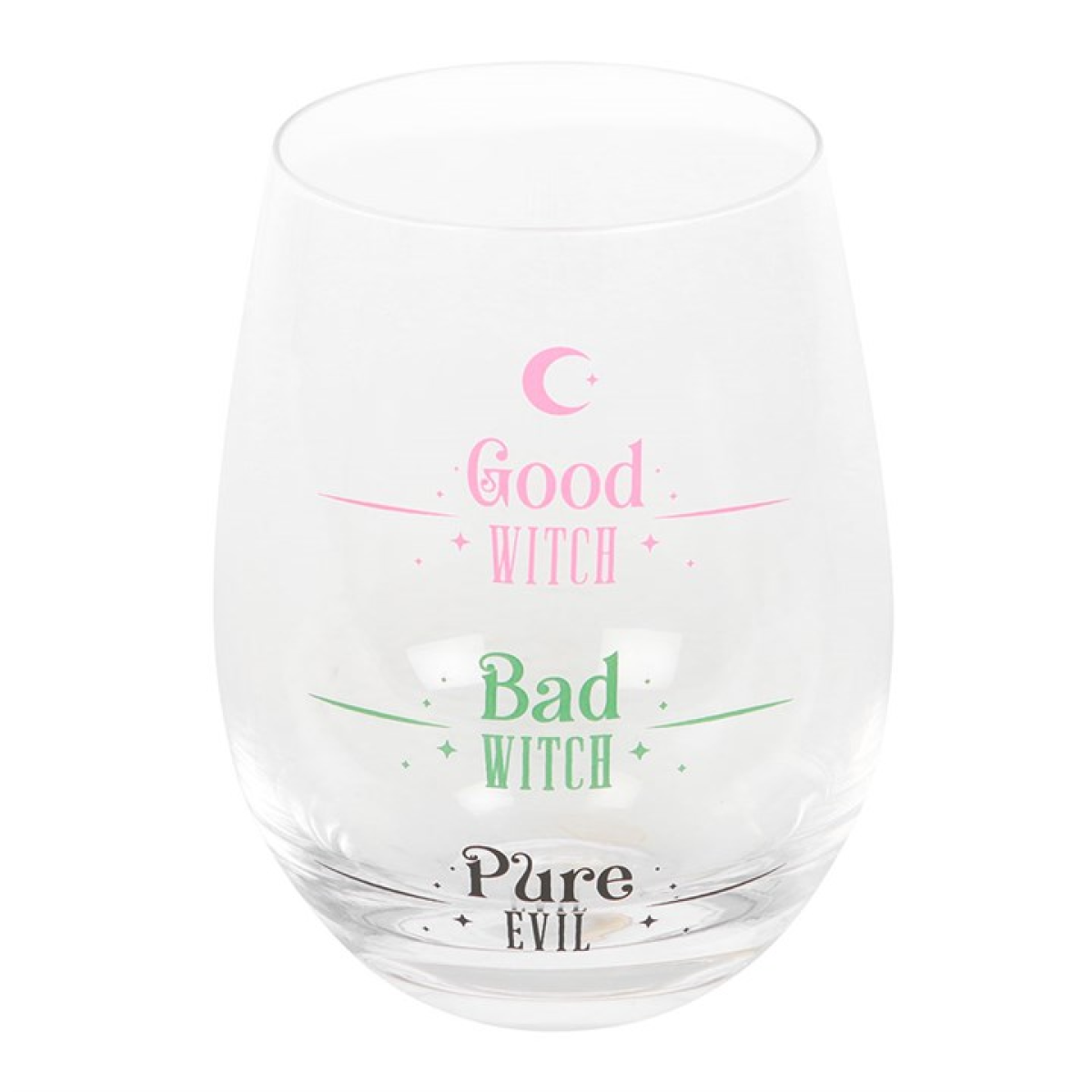 Good Witch, Bad Witch Stemless Glass 🇬🇧