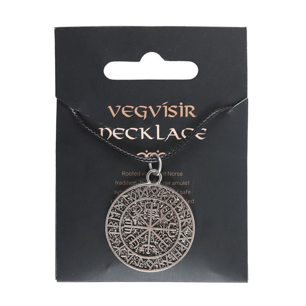 Vegvisir Viking Compass Viking Cord Necklace 🇬🇧