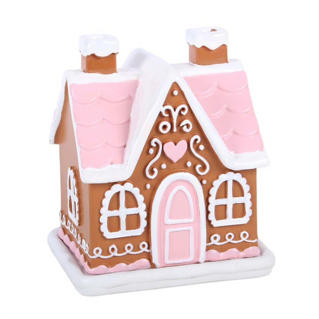 Pink Gingerbread House Incense Cone Burner 🇬🇧