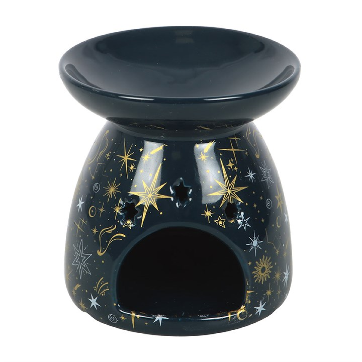 Blue Starry Night Oil Burner and Wax Warmer 🇬🇧