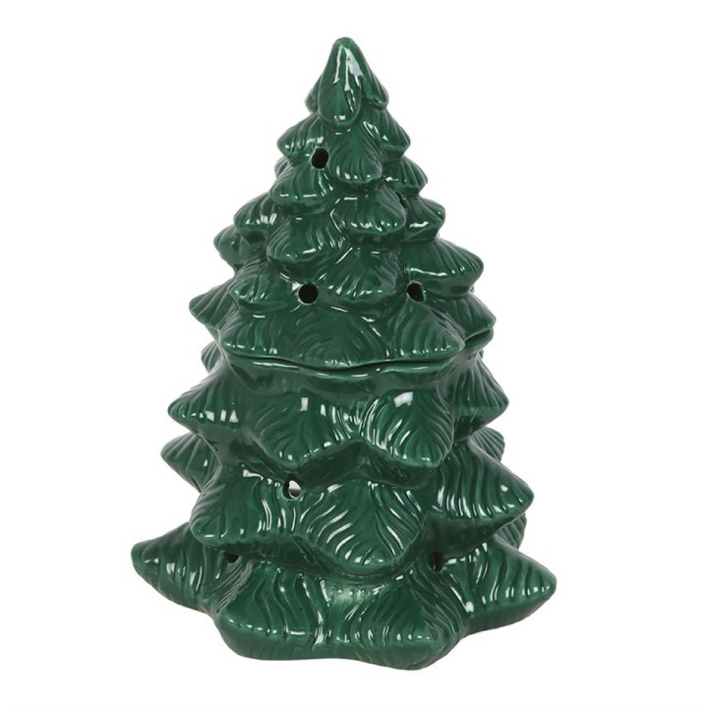 Green Fir Tree Oil Burner and Wax Warmer 🇬🇧