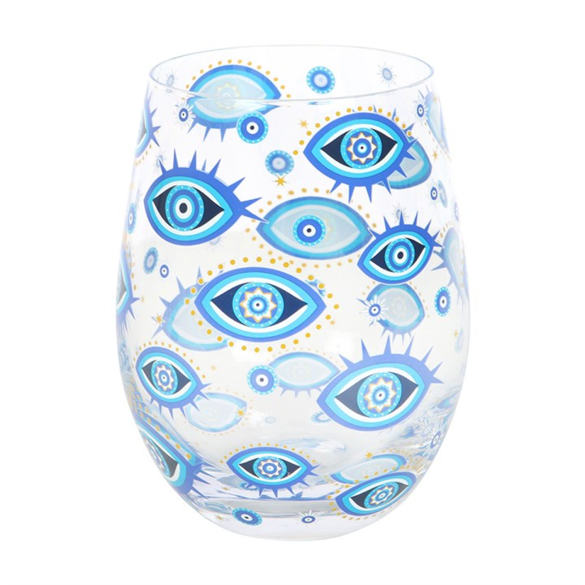 All Seeing Eye Print Stemless Glass 🇬🇧