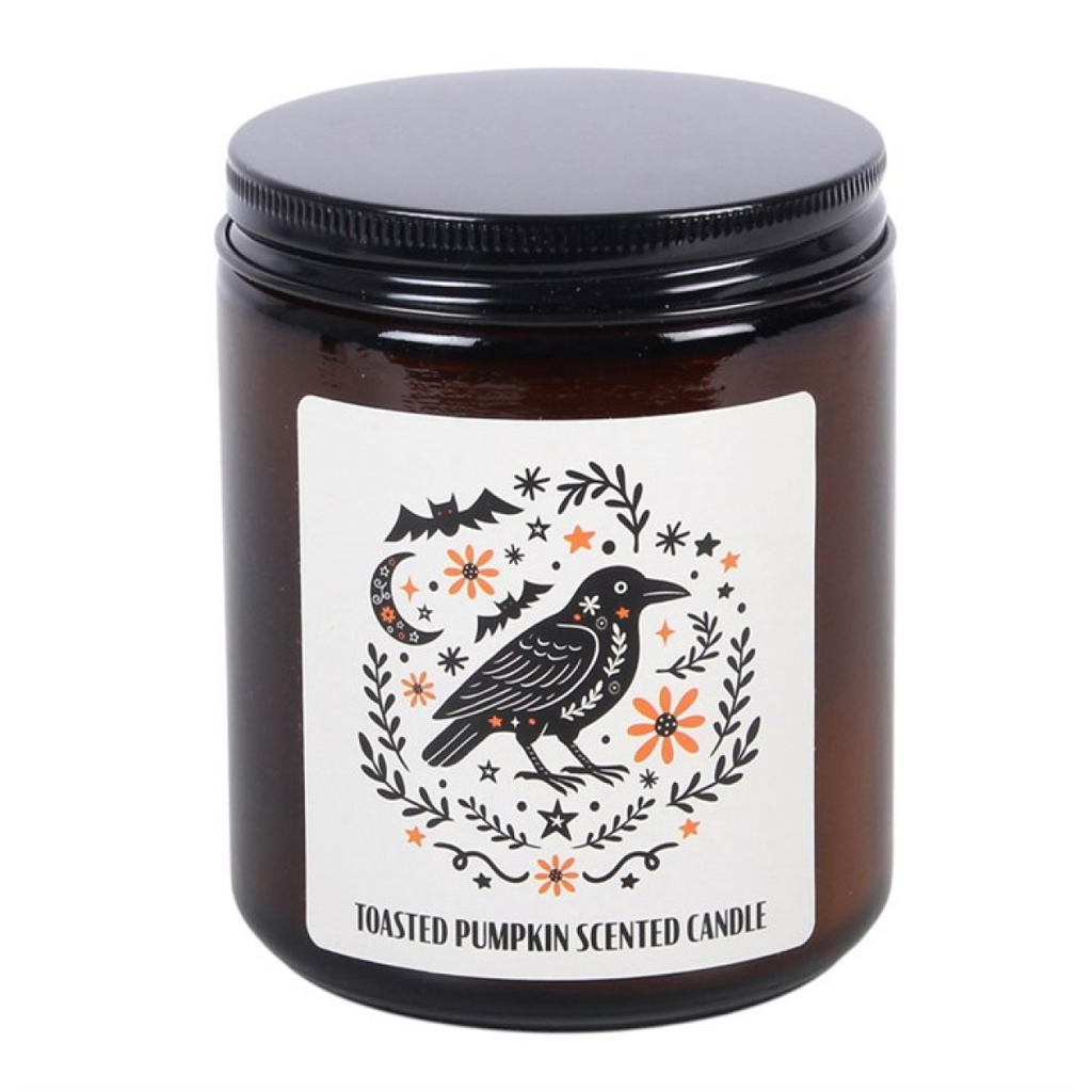 Frightful Folk Raven Toasted Pumpkin Scented Candle 🇬🇧