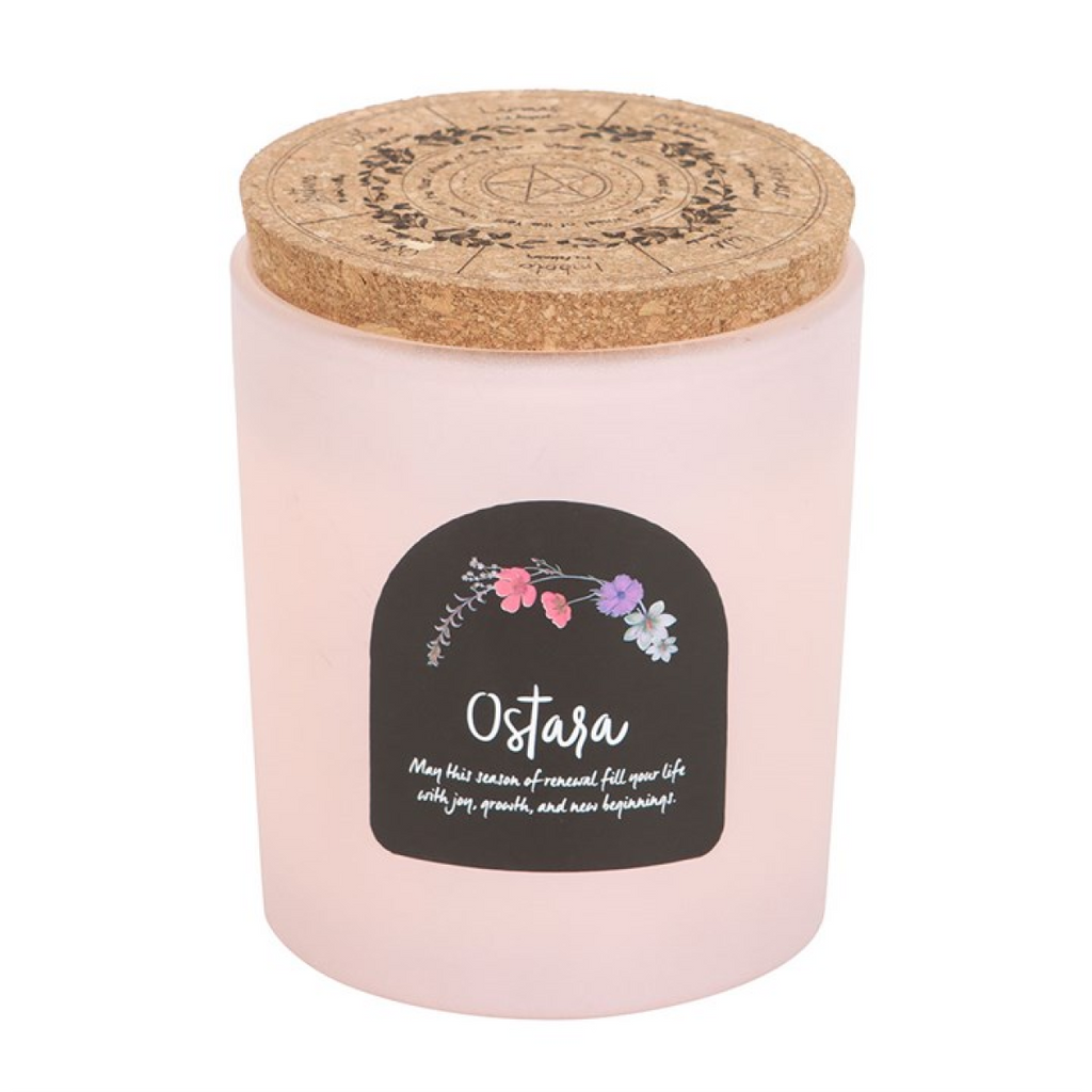 Ostara Fresh Linen Wheel of the Year Candle 🇬🇧
