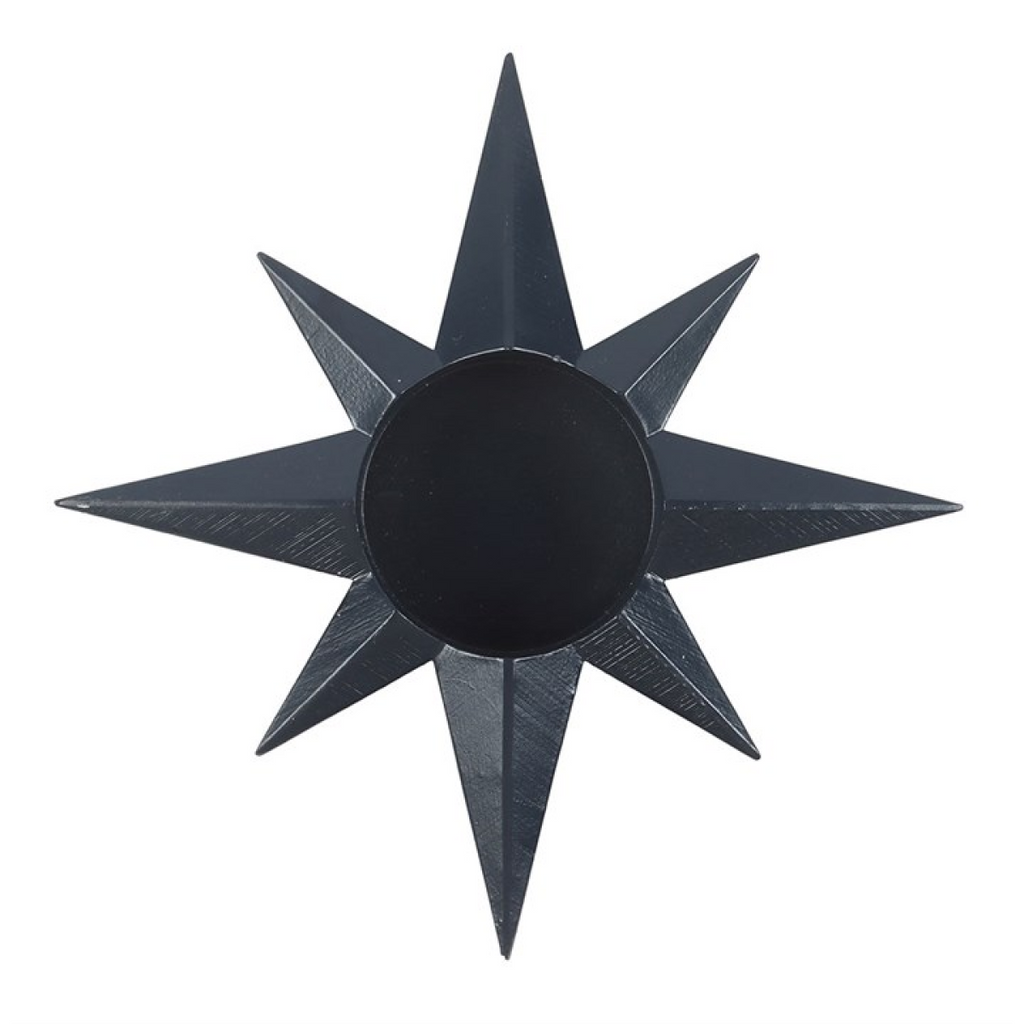 Navy Star Tealight Candle Holder 🇬🇧