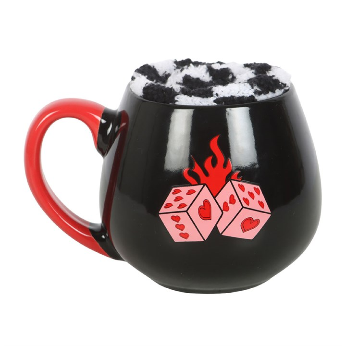 Black Dice Mug and Socks Set 🇬🇧