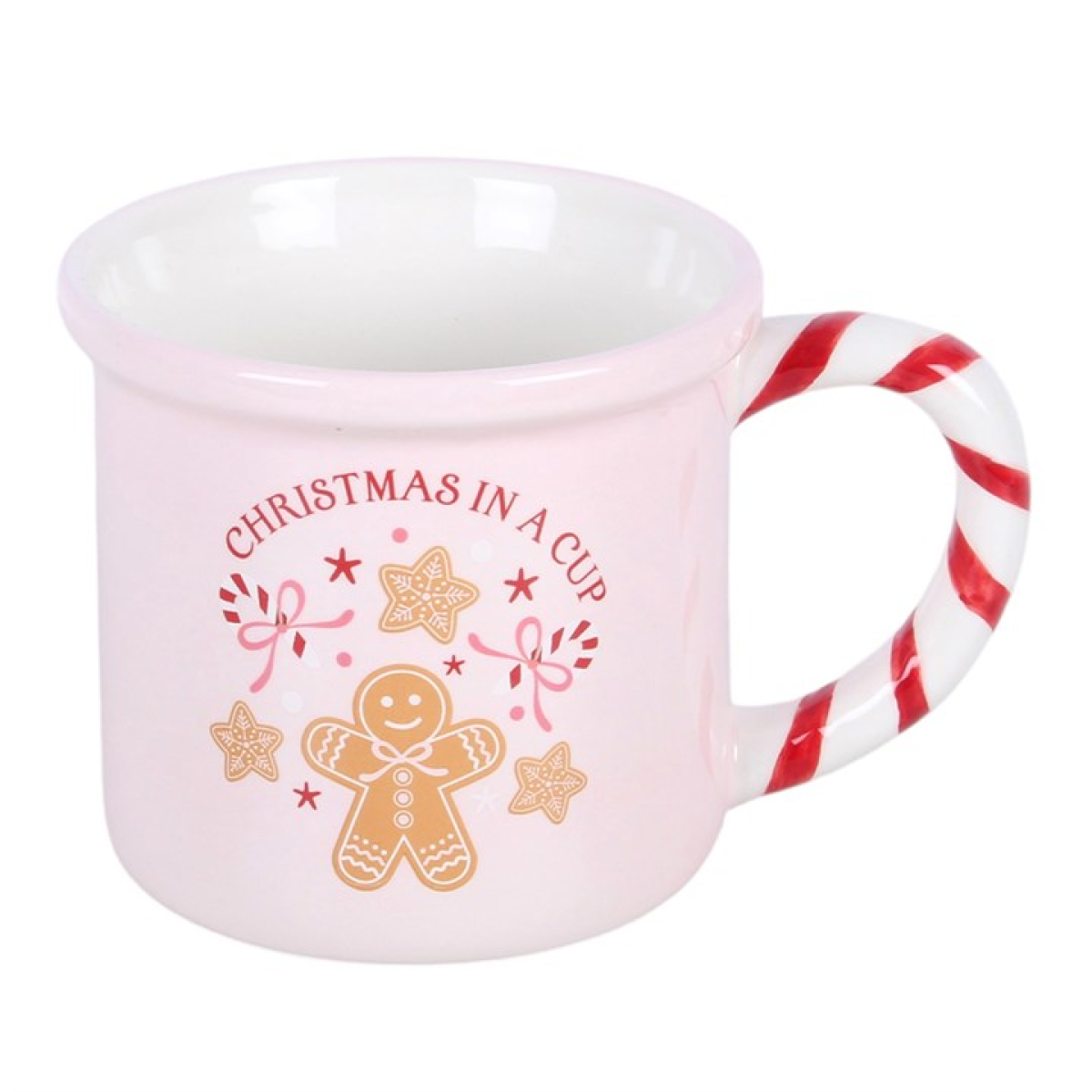 Pink Christmas in a Cup Mug 🇬🇧