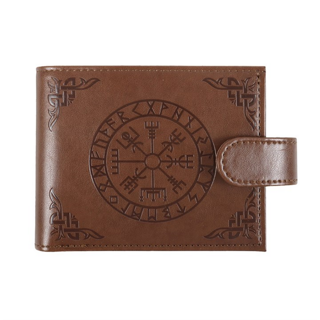 Viking Compass Faux Leather Wallet 🇬🇧
