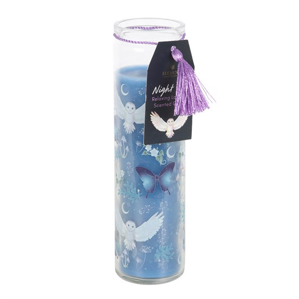 Night Owl Lavender Tube Candle 🇬🇧
