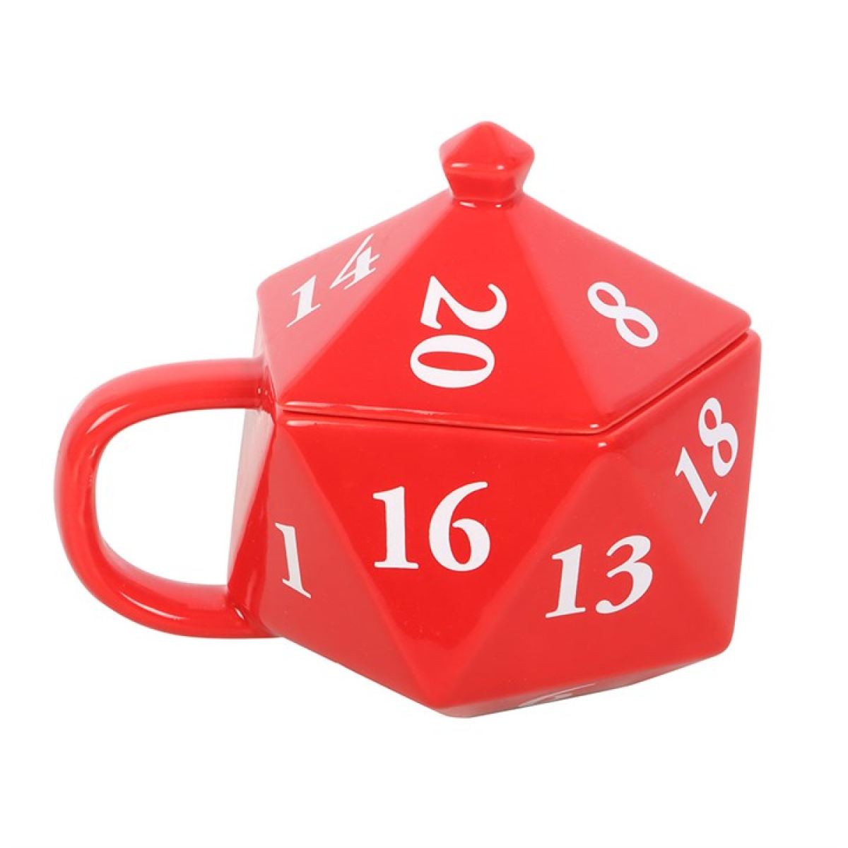 D20 Gaming Dice Shaped Mug 🇬🇧