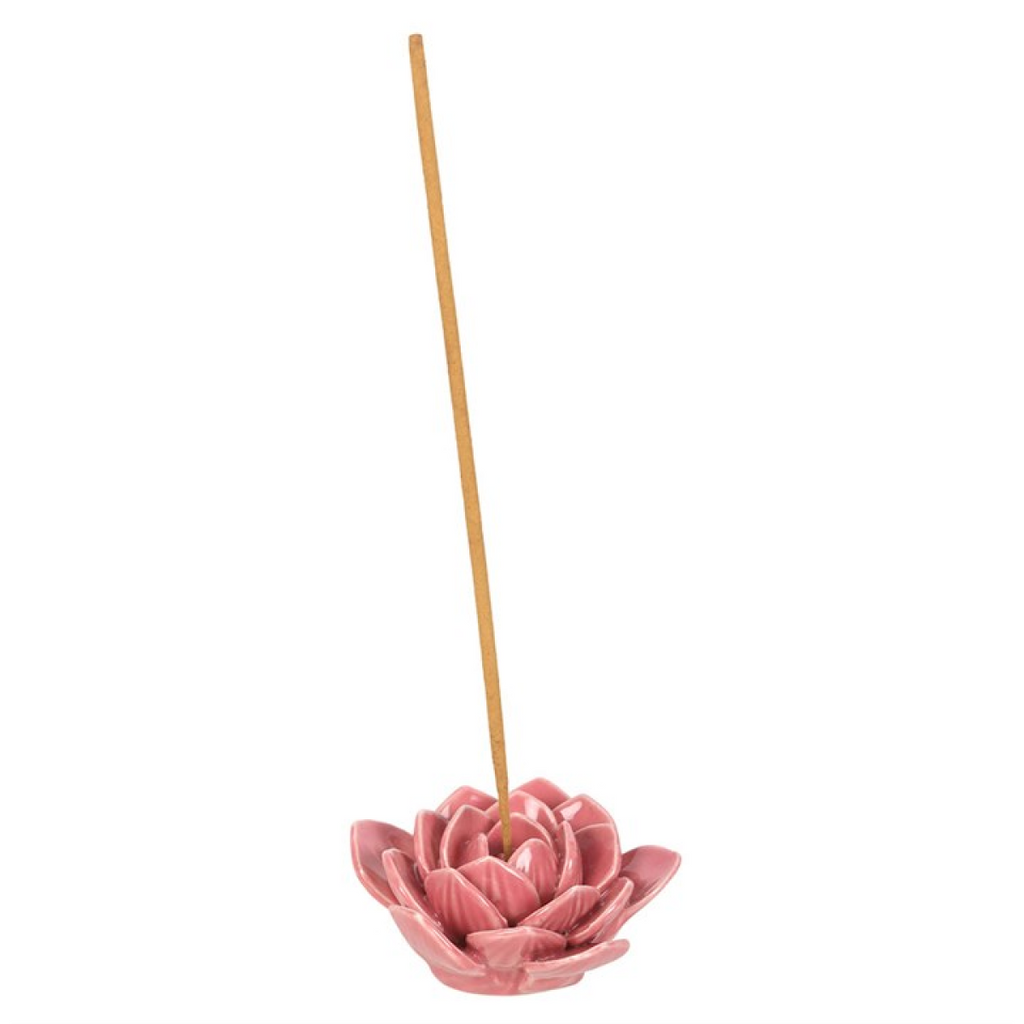 Pink Water Lily Incense Stick Holder 🇬🇧