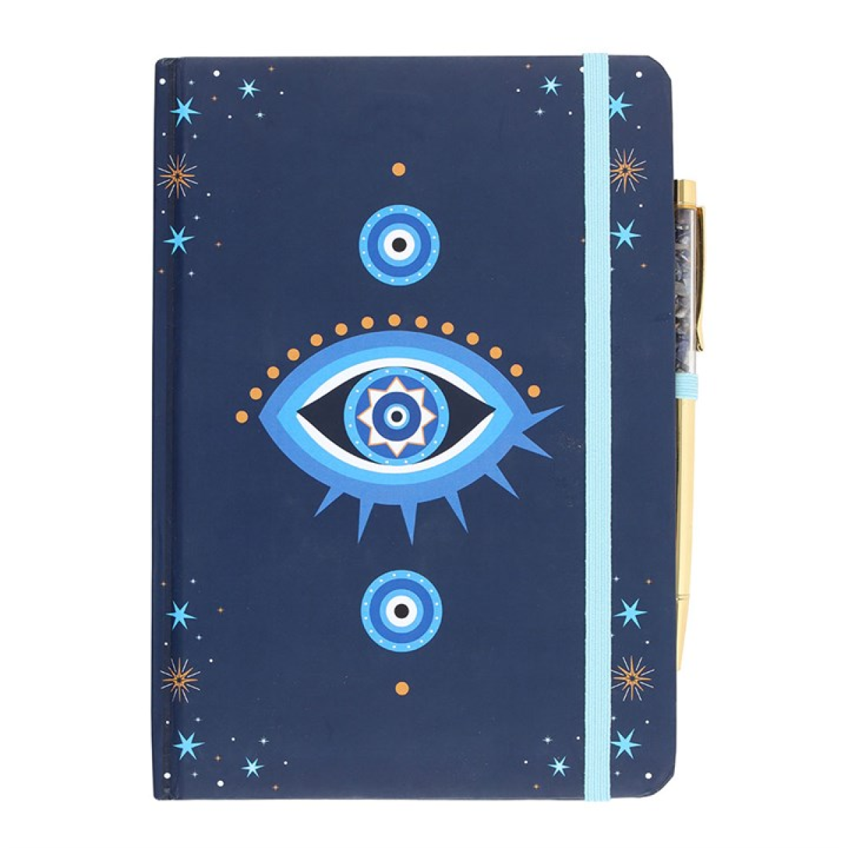 All Seeing Eye A5 Notebook with Crystal Chip Pen 🇬🇧