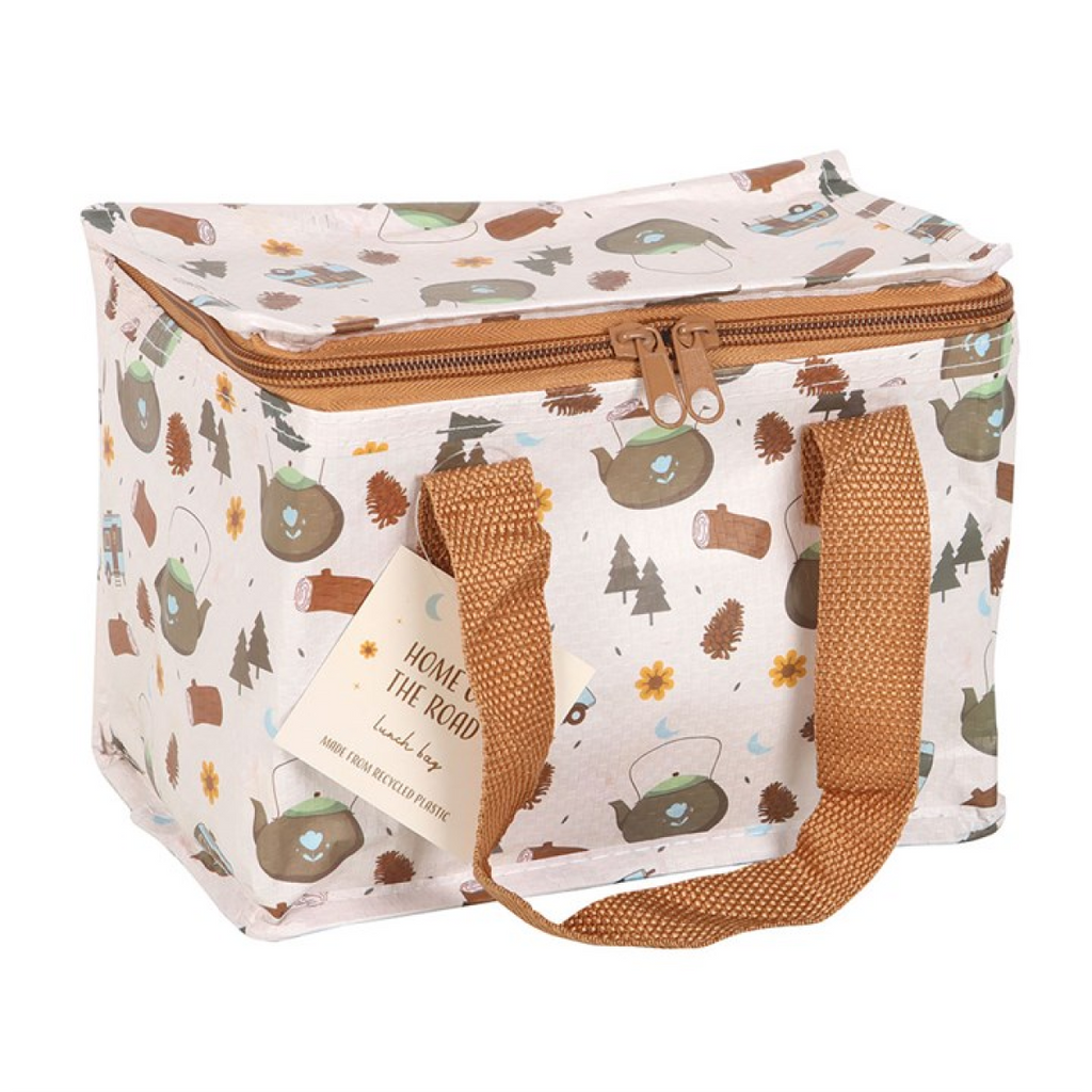 Home on the Road Camping Print Lunch Bag 🇬🇧