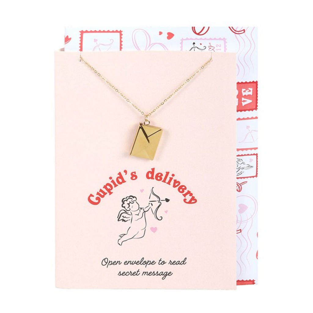 Love Letter Locket Necklace on Greeting Card 🇬🇧