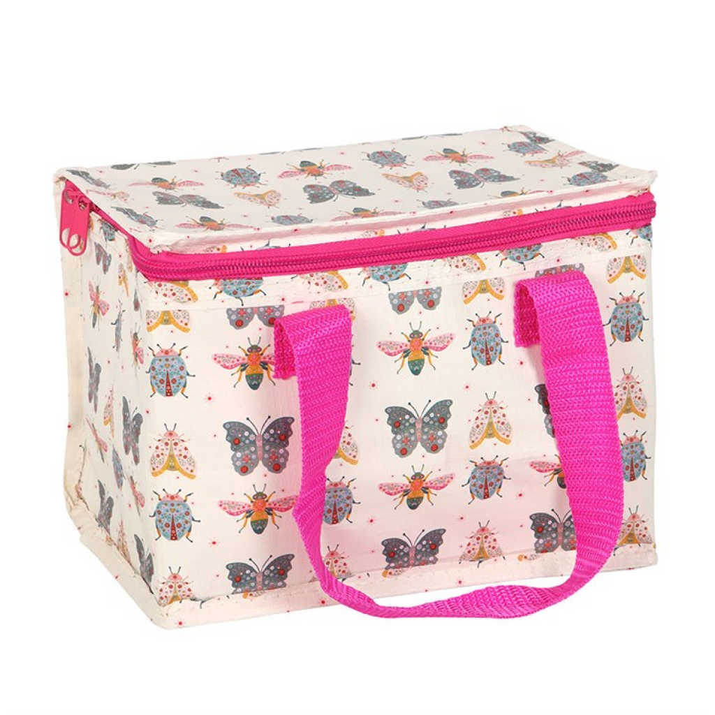Floral Bug Print Lunch Bag 🇬🇧