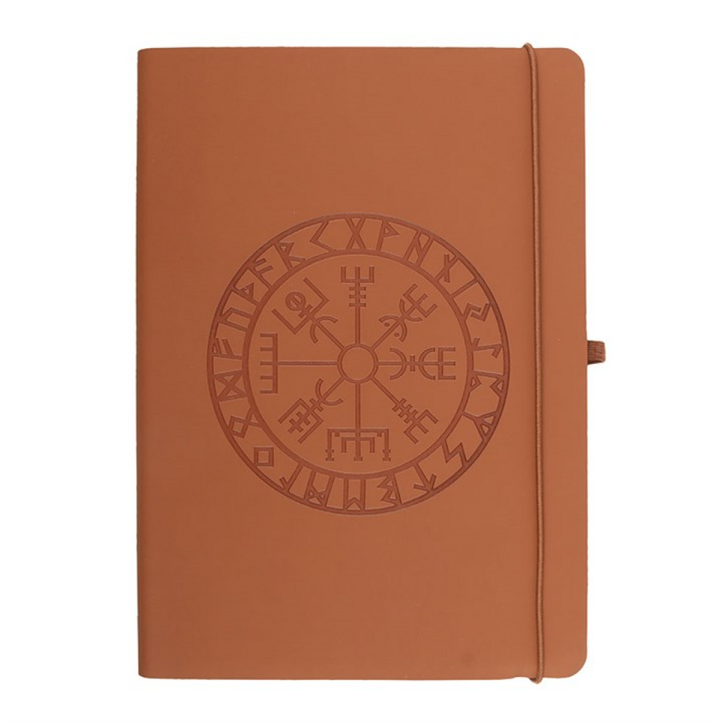 Viking Compass A5 Faux Leather Journal with Pen 🇬🇧