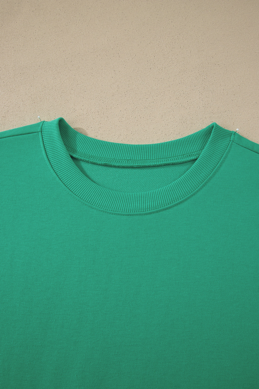 Sea Green Solid Color Loose Tee Drawstring Shorts 2pcs Outfit 🇺🇸