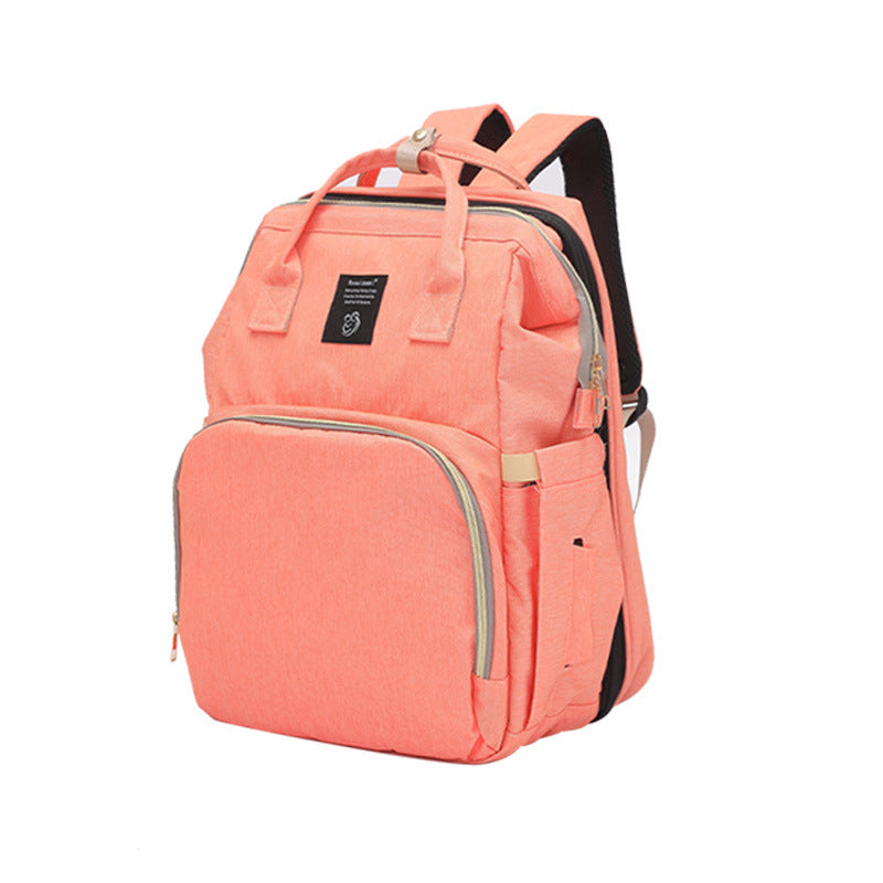 Folding Crib Fashion Maternal And Baby Large-capacity Double Shoulder Dad Backpack 🇨🇳
