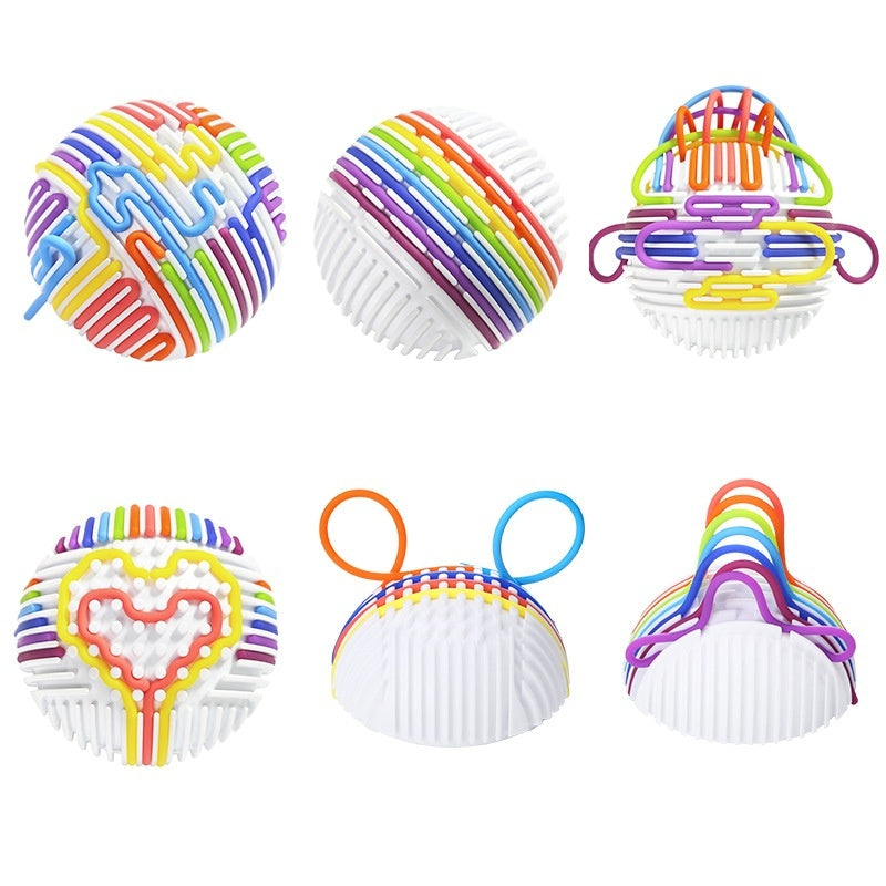 Sensory Activity Ball Puzzle Decompression Anxiety Training Silicone Toy 🇨🇳