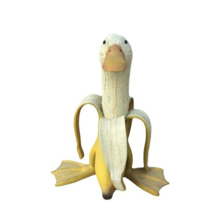 New Banana Duck Decor Creative Art Ornament Garden Decoration 🇨🇳