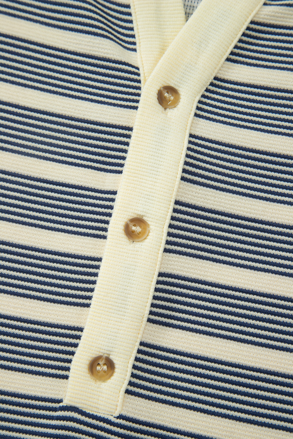 Blue Stripe Plus Size Contrast Trim Button V Neck Ruffle Sleeve Shift Dress 🇺🇸