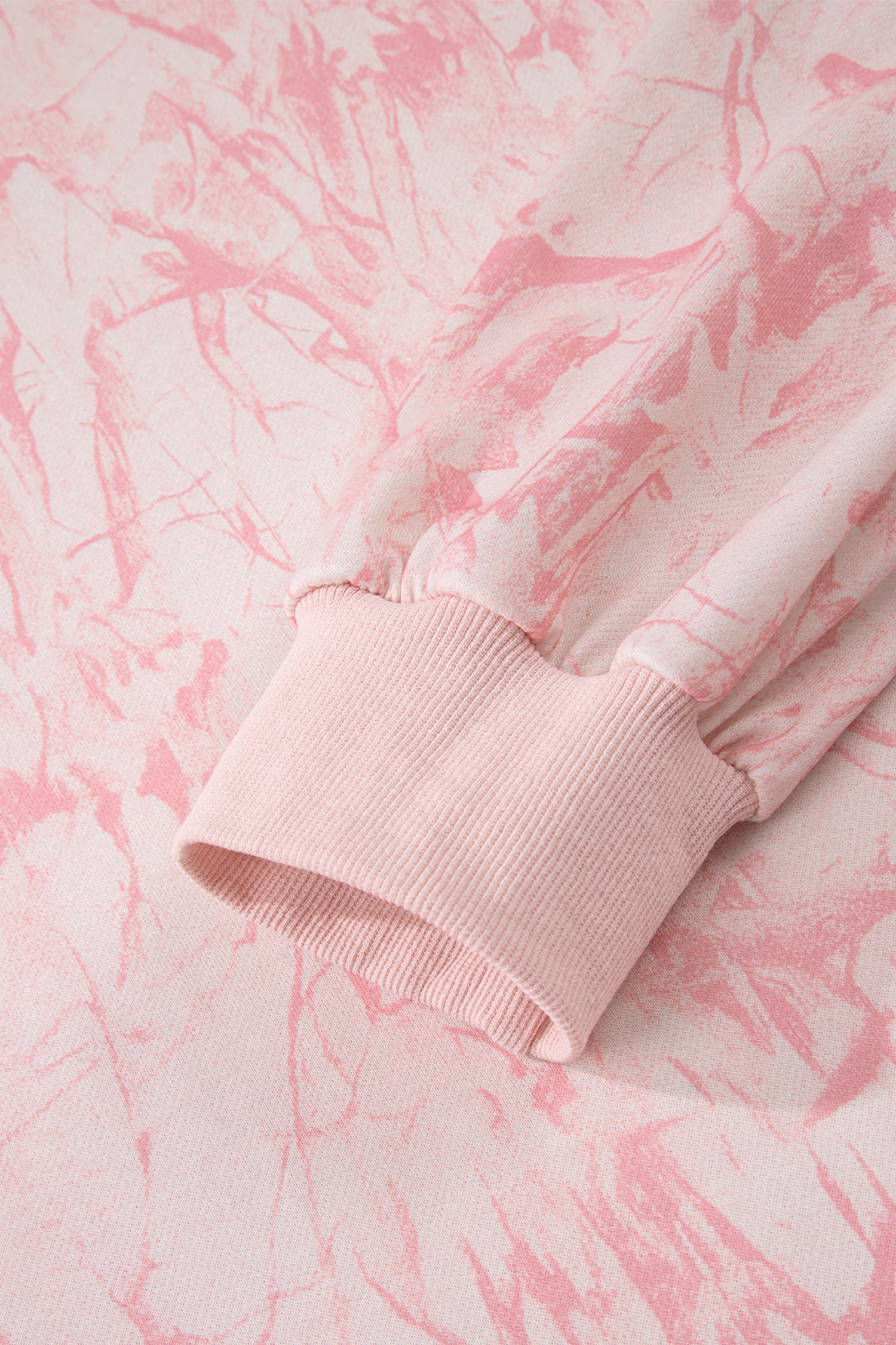 Pink Camo Mock Neck Baggy Sweatshirt 🇺🇸