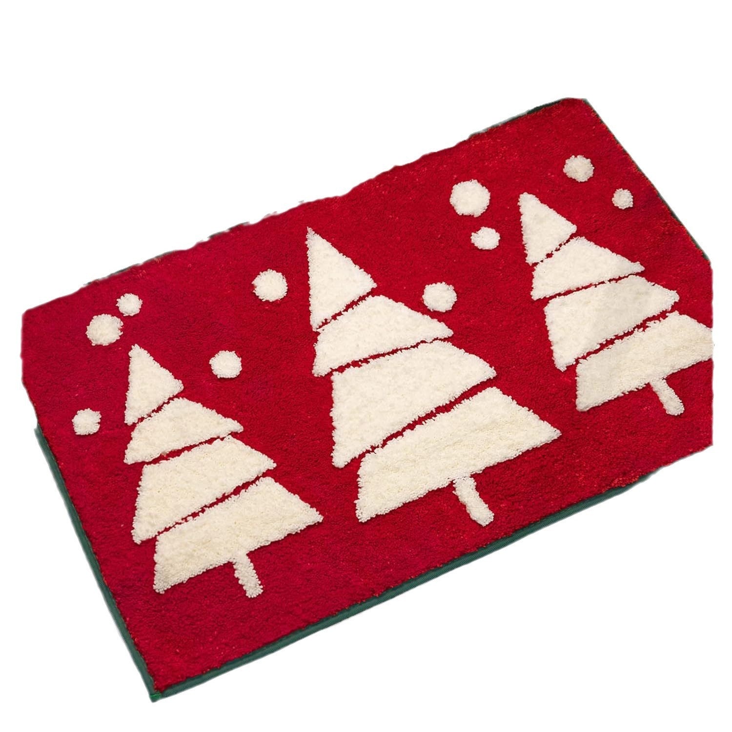 Christmas Cashmere Carpet Bathroom Absorbent Non-slip Mat 🇨🇳