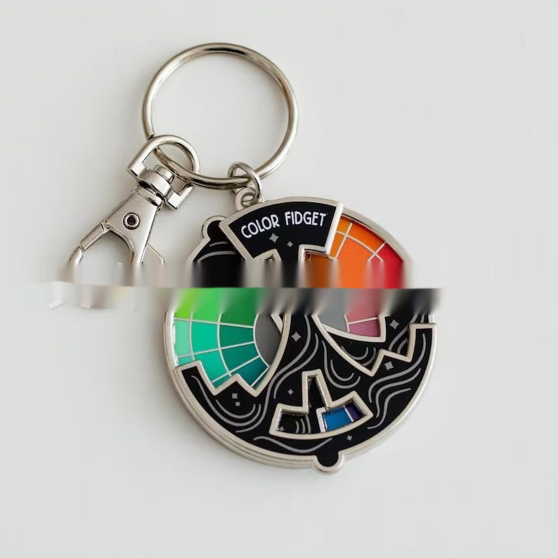 Color Anxiety Relief Rotating Badge Decoration Pin 🇨🇳