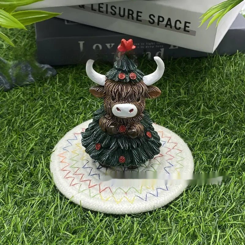 Christmas Cute Highland Cattle Decoration Ornaments 🇨🇳
