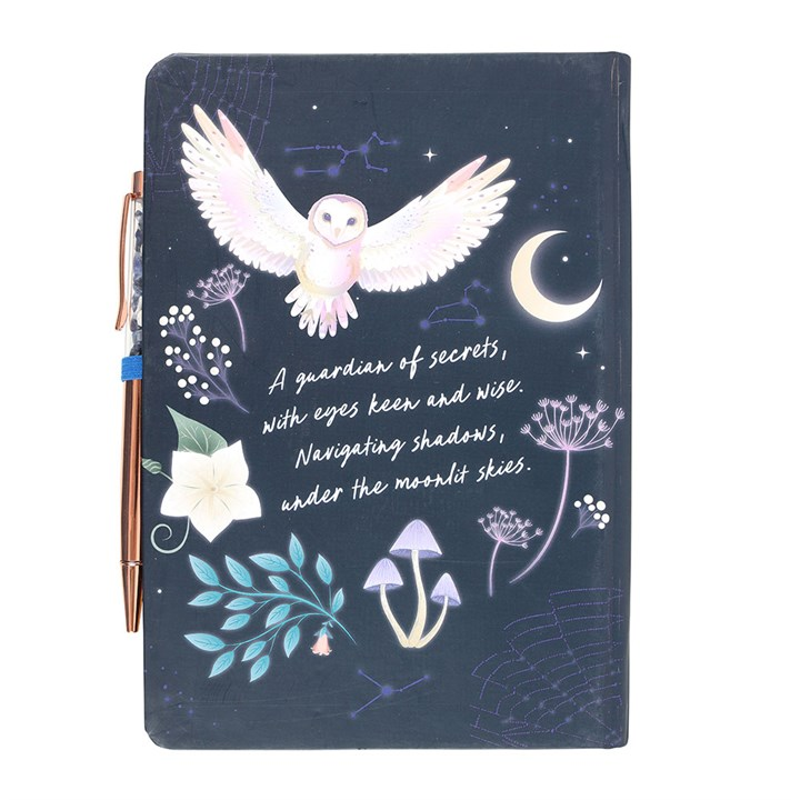 Night Owl Journal with Sodalite Pen 🇬🇧