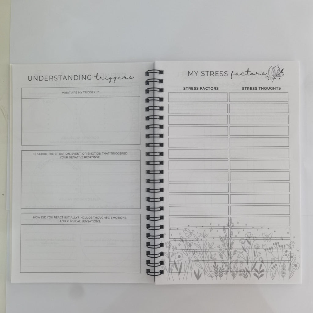 Brain Mental Health Notebook Mental Health Planning Notepad 🇨🇳