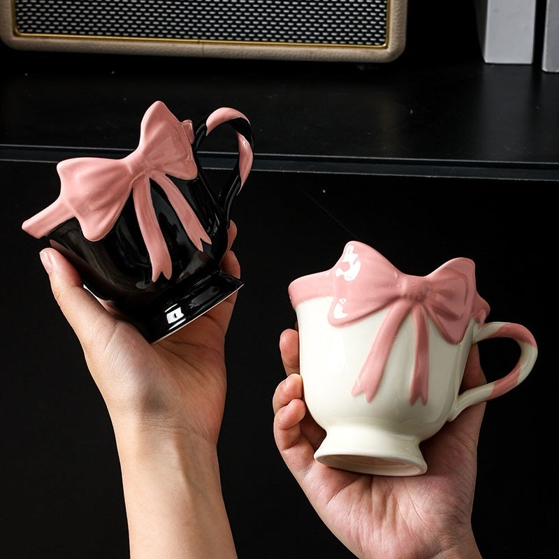 Original Design Girl Heart Bow Mug 🇨🇳