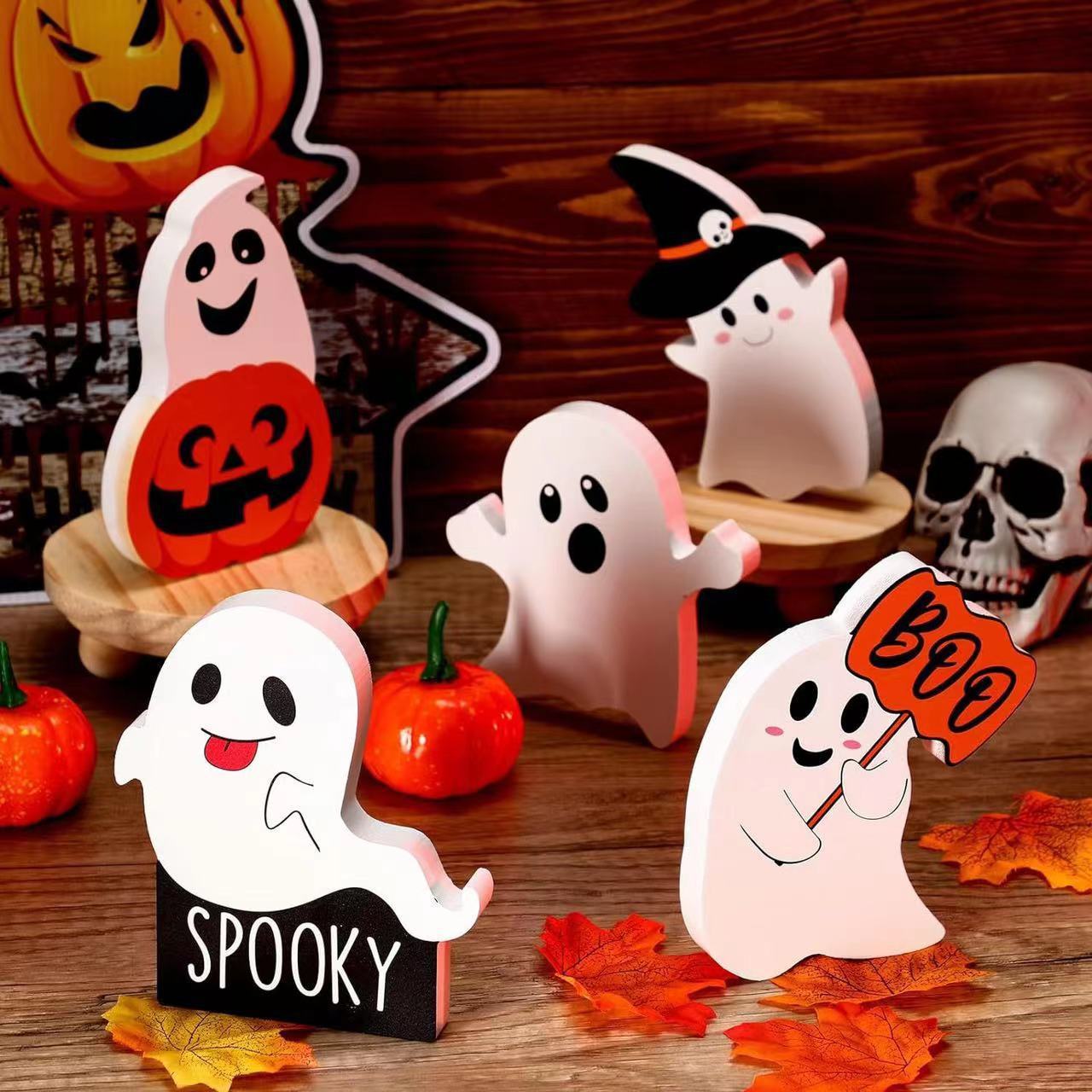 Cute Ghost Halloween Decorations 5-piece Set 🇨🇳